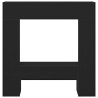 Haardombouw 81x18x82 cm spaanplaat zwart eikenkleurig 5