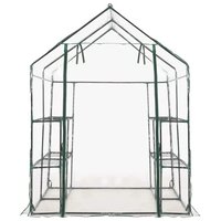 Tuinkas met 8 schappen 143x143x195 cm 4