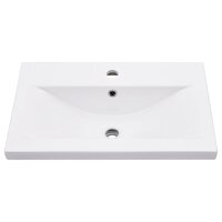 Wastafelframe met inbouwwastafel ijzer zwart 6