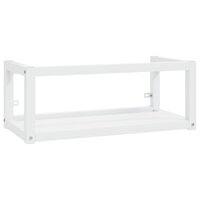 Wastafelframe wandgemonteerd 79x38x31 cm ijzer wit 2
