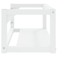 Wastafelframe wandgemonteerd 79x38x31 cm ijzer wit 4