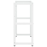 Wastafelframe 59x38x83 cm ijzer wit 4