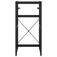 Wastafelframe 40x38x83 cm ijzer zwart 3