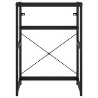 Wastafelframe 59x38x83 cm ijzer zwart 3