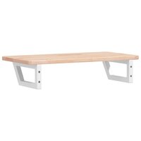 Badkamer wandschap staal en massief eikenhout 6