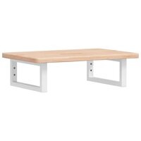 Badkamer wandschap staal en massief eikenhout 2