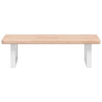 Badkamer wandschap staal en massief eikenhout 4