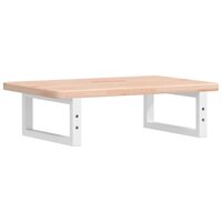 Badkamer wandschap staal en massief eikenhout 6