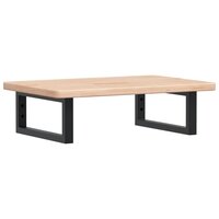 Badkamer wandschap staal en massief eikenhout 2