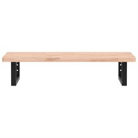 Badkamer wandschap staal en massief beukenhout 4