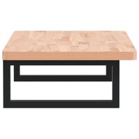 Badkamer wandschap staal en massief beukenhout 5