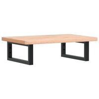 Badkamer wandschap staal en massief beukenhout 2