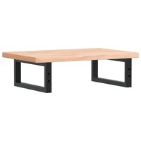 Badkamer wandschap staal en massief beukenhout 6