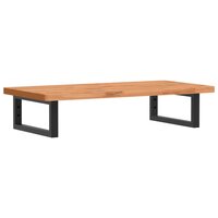 Badkamer wandschap staal en massief beukenhout 2