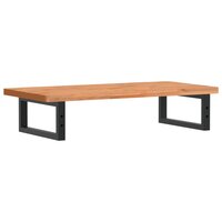 Badkamer wandschap staal en massief beukenhout 6