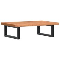 Badkamer wandschap staal en massief beukenhout 2