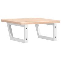 Badkamer wandschap staal en massief eikenhout 6