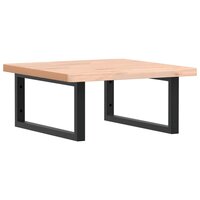 Badkamer wandschap staal en massief beukenhout 2