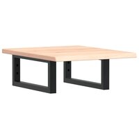 Badkamer wandschap staal en massief eikenhout 2