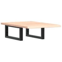 Badkamer wandschap staal en massief eikenhout 2