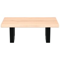 Badkamer wandschap staal en massief eikenhout 4