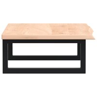 Badkamer wandschap staal en massief eikenhout 5