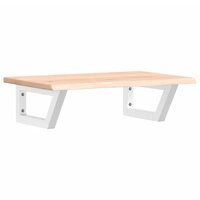 Badkamer wandschap staal en massief eikenhout  2