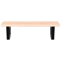 Badkamer wandschap staal en massief eikenhout 4