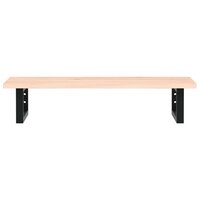 Badkamer wandschap staal en massief eikenhout 4