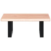 Badkamer wandschap staal en massief eikenhout 4