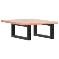 Badkamer wandschap staal en massief eikenhout 6