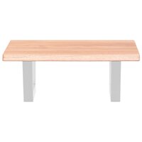 Badkamer wandschap staal en massief eikenhout 4