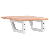 Badkamer wandschap staal en massief eikenhout 6