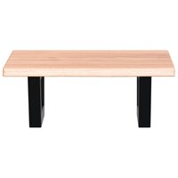 Badkamer wandschap staal en massief eikenhout 4