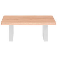 Badkamer wandschap staal en massief eikenhout 4