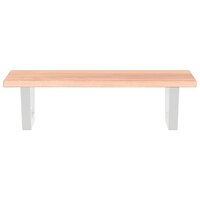 Badkamer wandschap staal en massief eikenhout 4