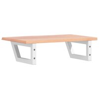 Badkamer wandschap staal en massief eikenhout 6