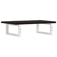 Badkamer wandschap staal en massief eikenhout 6