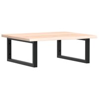 Badkamer wandschap staal en massief eikenhout 2