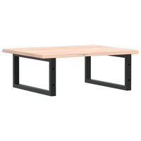 Badkamer wandschap staal en massief eikenhout 6