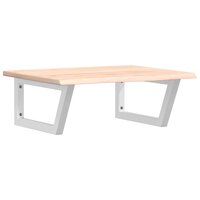 Badkamer wandschap staal en massief eikenhout 2