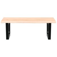 Badkamer wandschap staal en massief eikenhout 4