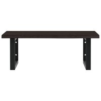 Badkamer wandschap staal en massief eikenhout 4