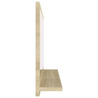 Badkamerspiegel 60x10,5x37 cm bewerkt hout sonoma eikenkleurig 5