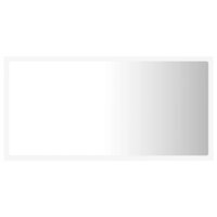 Badkamerspiegel LED 80x8,5x37 cm acryl wit 7