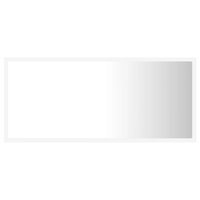 Badkamerspiegel LED 90x8,5x37 cm acryl wit 3