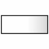 Badkamerspiegel LED 100x8,5x37 cm acryl zwart 7