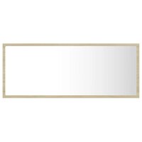 Badkamerspiegel LED 100x8,5x37 cm acryl sonoma eikenkleurig 7
