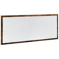 Badkamerspiegel met LED 100x8,5x37cm bewerkt hout gerookt eiken 5