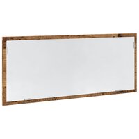 Badkamerspiegel met LED 100x8,5x37 cm bewerkt hout oud hout 4